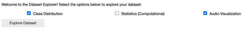 class dataset explorer